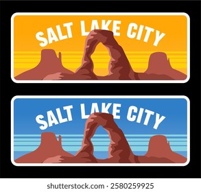 salt lake city utah with iconic places