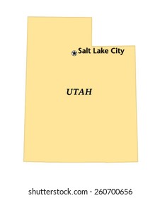 Salt Lake City, Utah Locate Map