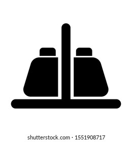 salt pepper black solid vector icon
