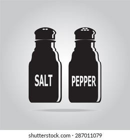 Salt and Pepper Bottle icon vector illustration