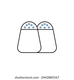 salt and pepper concept line icon. Simple element illustration. salt and pepper concept outline symbol design