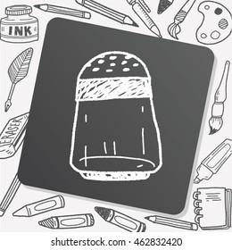 salt pepper doodle