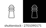 Salt pepper icon design vector art Illustrations