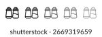 Salt pepper icon for mobile concept and web design.