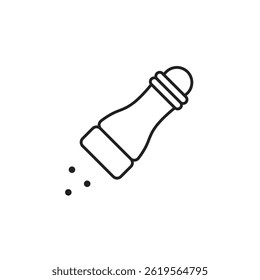 salt pepper icon. salt pepper Symbol sign for mobile concept and web design. Vector icon, Logo illustration, Vector graphics