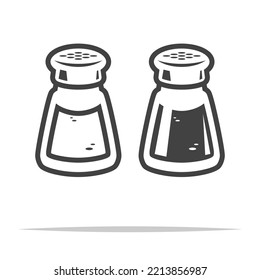 Salt Pepper Icon Transparent Vector Isolated Stock Vector (Royalty Free ...