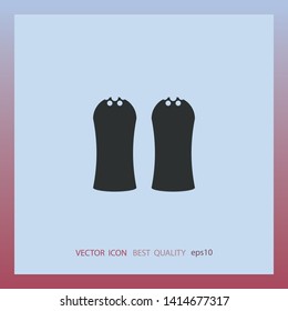 Salt and pepper icon, vector design element