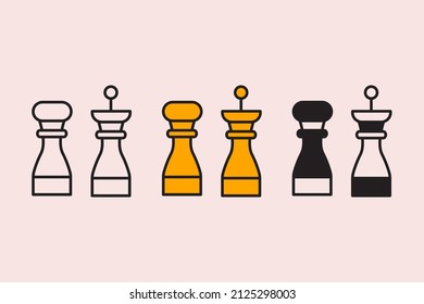 salt and pepper icons  symbol vector elements for infographic web