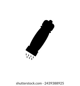 Salt and Pepper Maid flat vector icon. Simple solid symbol isolated on white background