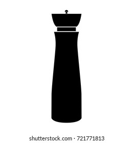 Salt and pepper mill icon .