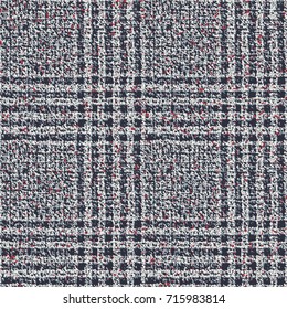 Salt And Pepper Prince of Wales Check Pattern