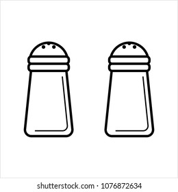 Icono del tambor de salt Pepper Icono del vector Ilustración de arte