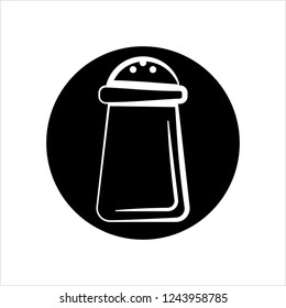 Salt Pepper Shaker Icon Vector Art Illustration