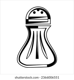 Malzpfeffer-Shaker-Symbol Vektorgrafik