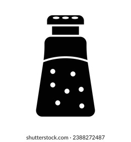 Salt and pepper shaker icon vector on trendy design