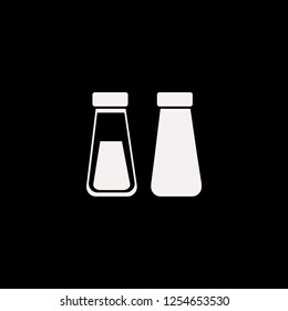 Salt Pepper shaker vector icon. flat Salt Pepper shaker design. Salt Pepper shaker illustration for graphic 