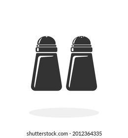 Salt And Pepper Shakers Flat Icon Vector illustration