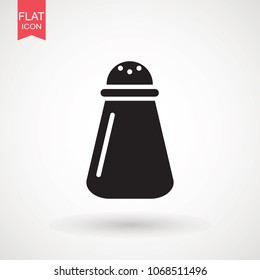 Salt and pepper shakers icon, outline and filled vector sign, linear and full pictogram isolated on white. Symbol, logo illustration
