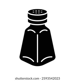 Salt and Pepper Shakers icon vector design template simple and clean