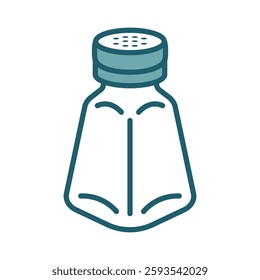 Salt and Pepper Shakers icon vector design template simple and clean
