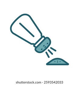 Salt and Pepper Shakers icon vector design template simple and clean
