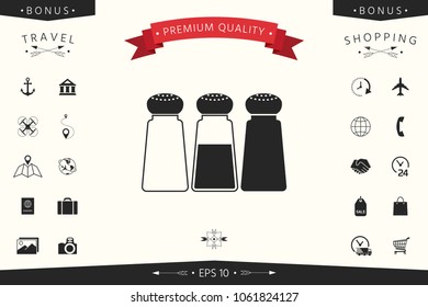 Salt or pepper shakers - set