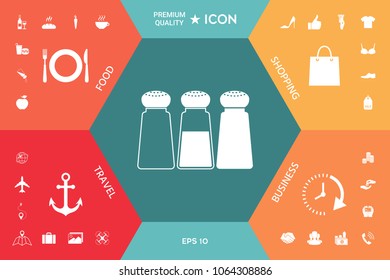 Salt or pepper shakers - set
