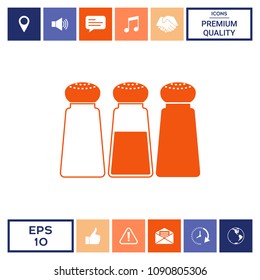 Salt or pepper shakers - set