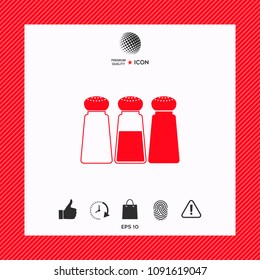 Salt or pepper shakers - set