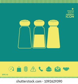 Salt or pepper shakers - set