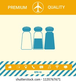 Salt or pepper shakers - set