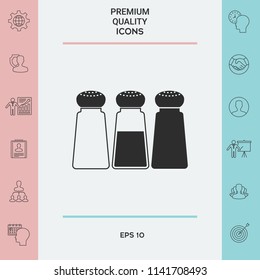 Salt or pepper shakers - set