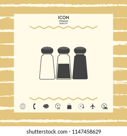 Salt or pepper shakers - set