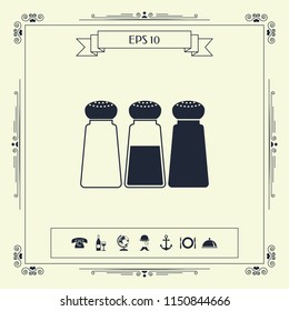 Salt or pepper shakers - set