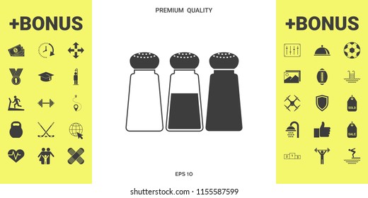 Salt or pepper shakers - set