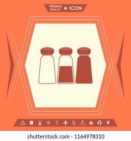Salt or pepper shakers - set