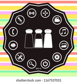 Salt or pepper shakers - set