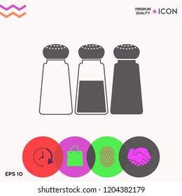 Salt or pepper shakers - set
