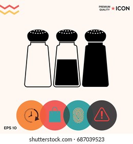 Salt or pepper shakers - set