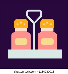 salt pepper vector icon