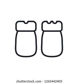 salt and pepper vector icon