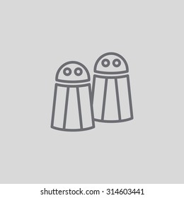 Salt and pepper, web icon