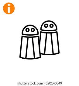 Salt and pepper, web icon
