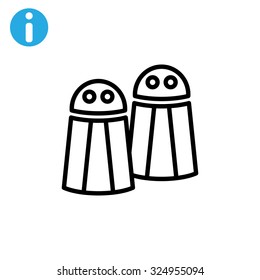 Salt and pepper, web icon