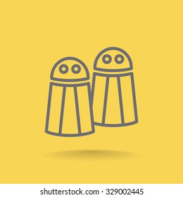 Salt and pepper, web icon