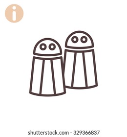 Salt and pepper, web icon