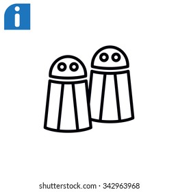 Salt and pepper, web icon