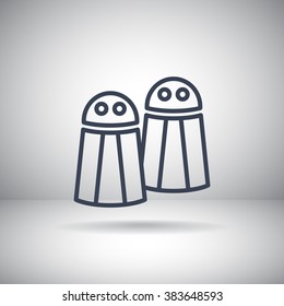 Salt and pepper, web icon