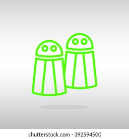 Salt and pepper, web icon