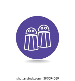 Salt and pepper, web icon